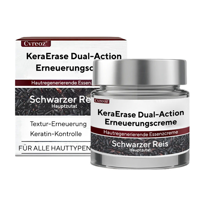 đ„CvreozÂź KeraErase Dual-Action Erneuerungscreme - Die Kraft aus Schwarzem Reis gegen raue Stellen