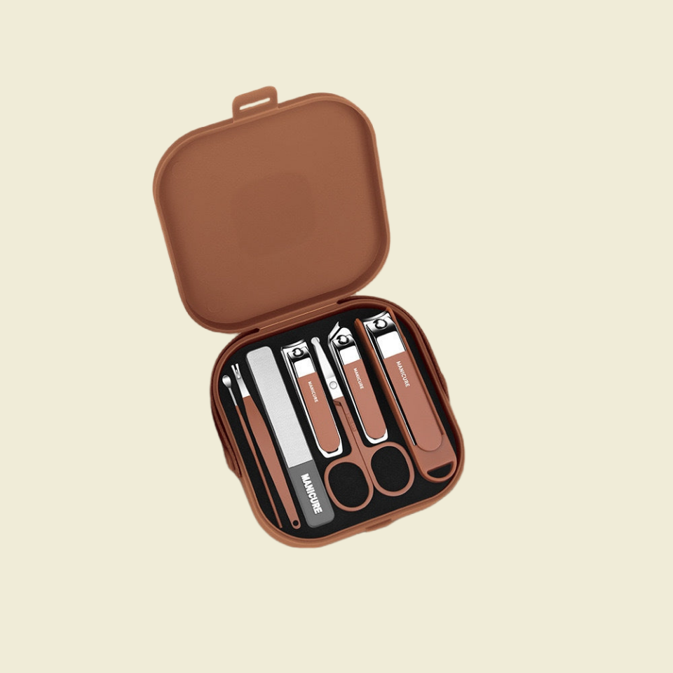 Healrize®🎁 Holiday Limited-Time Offer 💅 Anti-Splash Nail Clipper Set - 7 PCS Manicure Protection Tools 🛡️✨