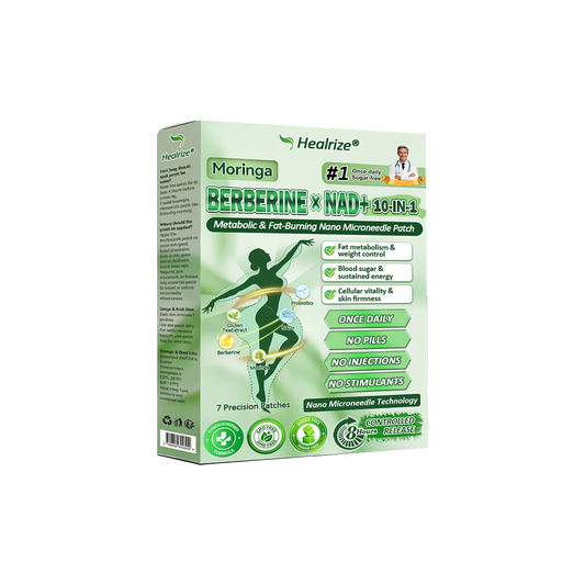 Healrize® 𝙈𝒐𝒓𝒊𝒏𝒈𝗮 · 𝗕𝗲𝗿𝗯𝐞𝐫𝐢𝐧𝙚 × 𝙉𝑨𝑫+ 𝟏𝟎-𝙞𝙣-1 𝘼𝒅𝒗𝒂𝒏𝒄𝒆𝐝 𝐍𝐚𝐧𝙤 𝙈𝙞𝙘𝙧𝙤𝙣𝒆𝒆𝒅𝒍𝐞 𝐏𝐚𝐭𝙘𝙝（OFFER）