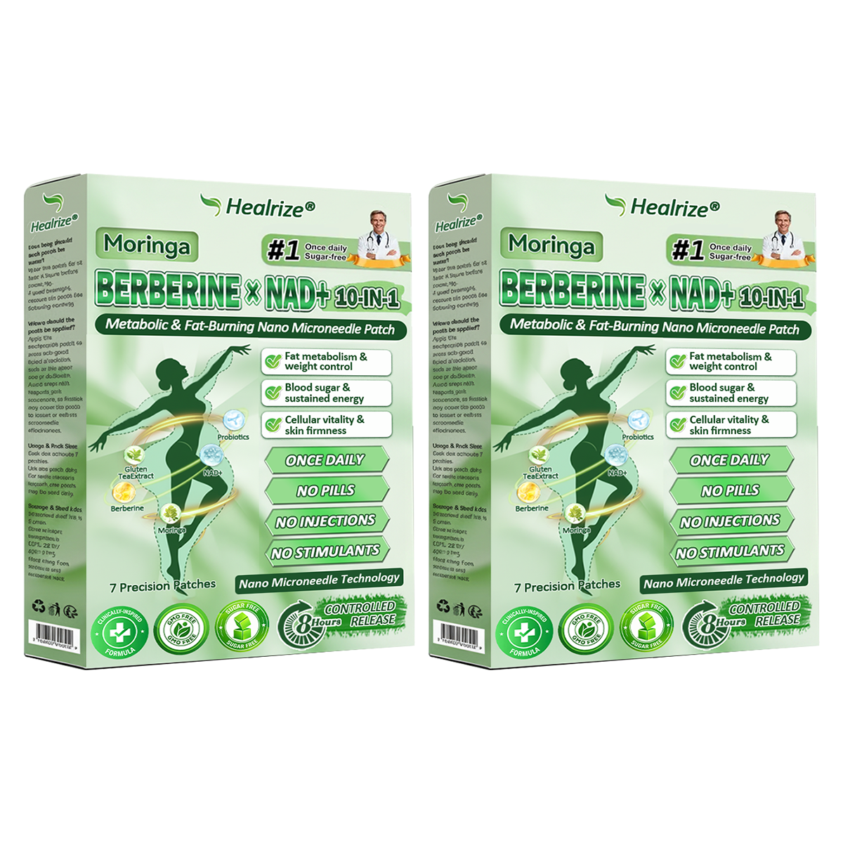 Healrize® 𝙈𝒐𝒓𝒊𝒏𝒈𝗮 · 𝗕𝗲𝗿𝗯𝐞𝐫𝐢𝐧𝙚 × 𝙉𝑨𝑫+ 𝟏𝟎-𝙞𝙣-1 𝘼𝒅𝒗𝒂𝒏𝒄𝒆𝐝 𝐍𝐚𝐧𝙤 𝙈𝙞𝙘𝙧𝙤𝙣𝒆𝒆𝒅𝒍𝐞 𝐏𝐚𝐭𝙘𝙝（OFFER）