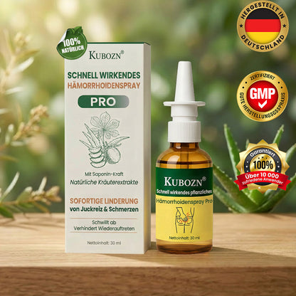 KUBOZN® Pflanzliches Hämorrhoiden-Sofort-Spray Pro
