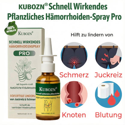 KUBOZN® Pflanzliches Hämorrhoiden-Sofort-Spray Pro