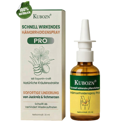KUBOZN® Pflanzliches Hämorrhoiden-Sofort-Spray Pro